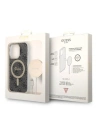 Hurtownia GSM - Set Guess husă + încărcător wireless GUBPP14LH4EACSK Apple iPhone 14 Pro negru/black hard case 4G Print MagSafe - GUE2292 - {ean13} - Hurt