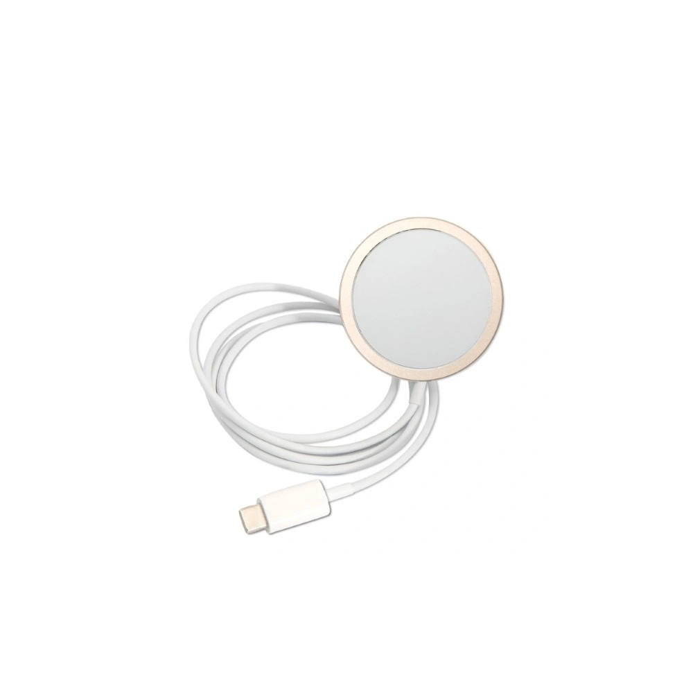 Zestaw Guess tok + vezeték nélküli töltő GUBPP14MH4EACSB Apple iPhone 14 Plus / 15 Plus kék hardver tok 4G Print MagSafe