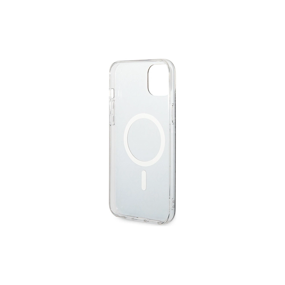 Hurtownia GSM - Készlet Guess tok + GUBPP14SH4EACSK vezeték nélküli töltő Apple iPhone 14 fekete/hard case 4G Print MagSafe - GUE2306 - {ean13} - Hurt