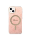 Hurtownia GSM - Sada Guess pouzdro + bezdrátová nabíječka GUBPP14SH4EACSP Apple iPhone 14 růžový/pink hard case 4G Print MagSafe - GUE2307 - {ean13} - Hurt
