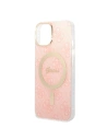 Hurtownia GSM - Sada Guess pouzdro + bezdrátová nabíječka GUBPP14SH4EACSP Apple iPhone 14 růžový/pink hard case 4G Print MagSafe - GUE2307 - {ean13} - Hurt