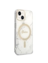Hurtownia GSM - Sada Guess pouzdro + bezdrátová nabíječka GUBPP14SHMEACSH Apple iPhone 14 bílá/white hard case Marble MagSafe - GUE2309 - {ean13} - Hurt