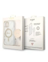 Hurtownia GSM - Sada Guess pouzdro + bezdrátová nabíječka GUBPP14SHMEACSH Apple iPhone 14 bílá/white hard case Marble MagSafe - GUE2309 - {ean13} - Hurt