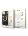 Hurtownia GSM - Set Guess husă + încărcător wireless GUBPP14SHMEACSK Apple iPhone 14 negru/black hard case Marble MagSafe - GUE2310 - {ean13} - Hurt