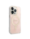 Hurtownia GSM - Sada Guess pouzdro + bezdrátová nabíječka GUBPP14XH4EACSP Apple iPhone 14 Pro Max růžová/pink tvrdý kryt 4G Print MagSafe - GUE2313 - {ean13} - Hurt