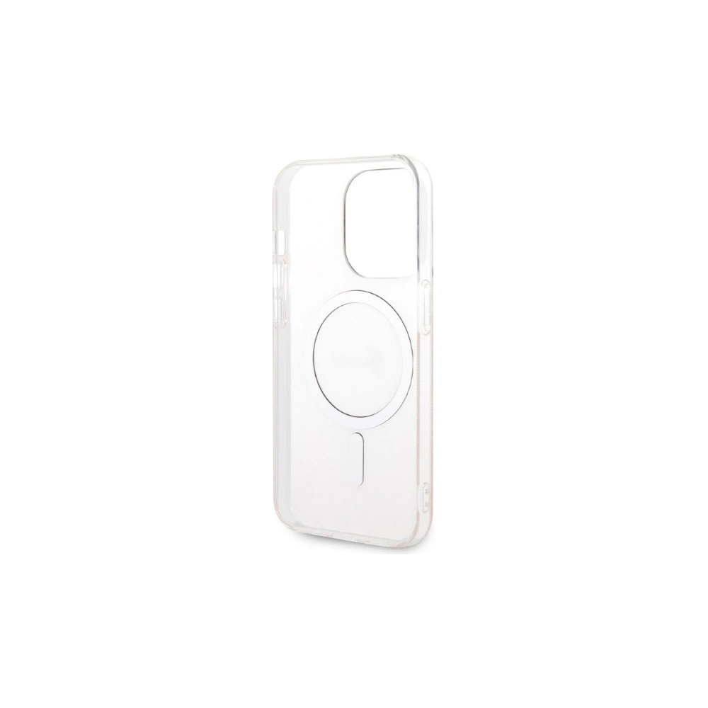 Hurtownia GSM - Zestaw Guess tok + vezeték nélküli töltő GUBPP14XH4EACSP Apple iPhone 14 Pro Max rózsaszín/pink kemény tok 4G Print MagSafe - GUE2313 - {ean13} - Hurt