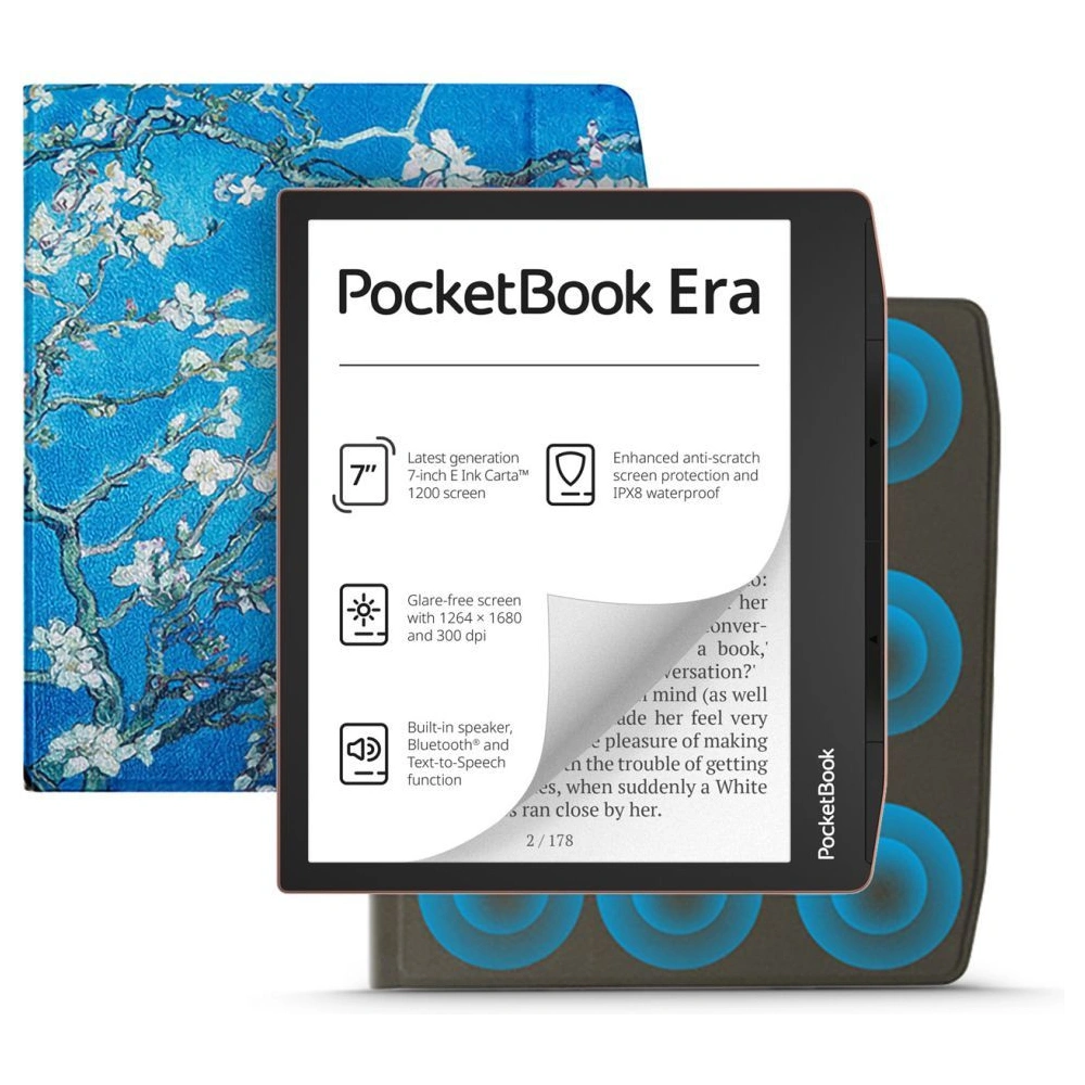 Hurtownia GSM - Etui Tech-Protect Smartcase Magnetic Pocketbook Era Sakura - THP1619 - {ean13} - Hurt