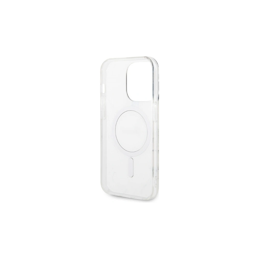 Wholesale Guess GUBPP14XHMEACSH Case + Wireless Charger Apple iPhone 14 Pro Max biały/white hard case Marble MagSafe - GUE2317 - {ean13} - Hurt