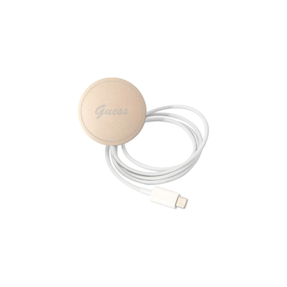 Hurtownia GSM - Set Guess husă + încărcător wireless GUBPP14XHMEACSH Apple iPhone 14 Pro Max alb/white hard case Marble MagSafe - GUE2317 - {ean13} - Hurt