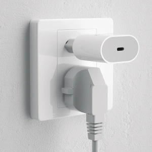 Hurtownia GSM - Nabíječka Dudao USB-C Power Delivery 20W bílá + kabel USB-C - Lightning 1m (A8SEU) - DDA236 - {ean13} - Hurt