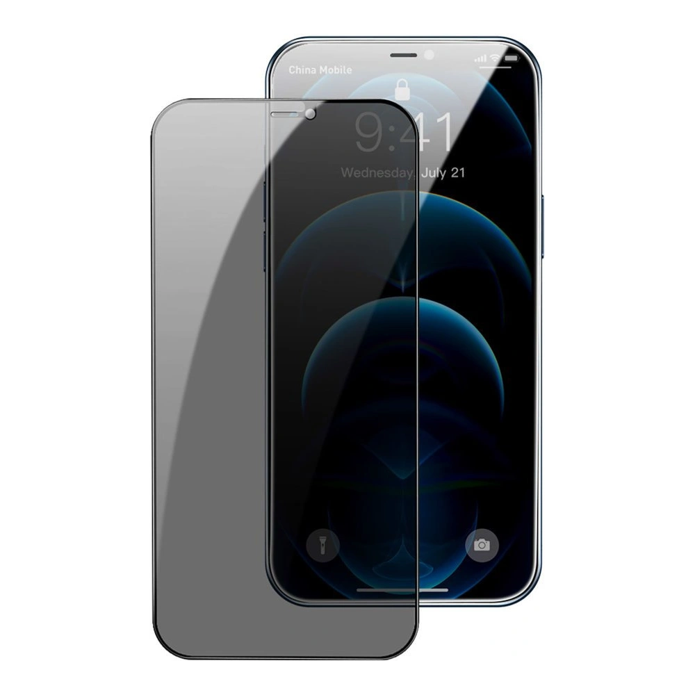 Wholesale Baseus 0,3 mm Anti Spy Glass Apple iPhone 12/12 Pro (case friendly) [2 PACK] - BSU3713 - {ean13} - Hurt