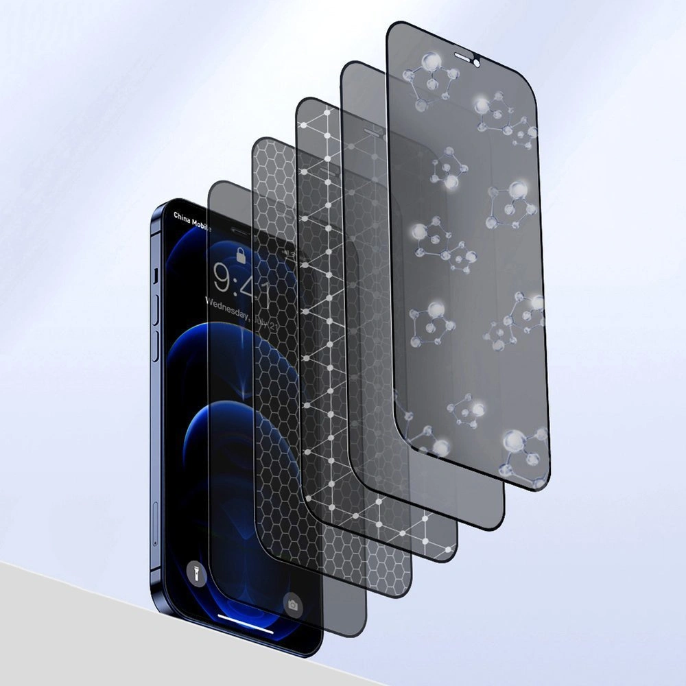 Hurtownia GSM - Edzett üveg Baseus 0,3 mm Anti Spy Apple iPhone 12/12 Pro (tokbarát) [2 PACK] - BSU3713 - {ean13} - Hurt