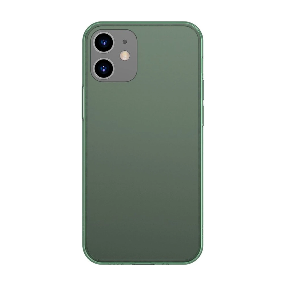 Hurtownia GSM - Etui Baseus Frosted Glass Case Apple iPhone 12/12 Pro verde închis - BSU3715 - {ean13} - Hurt