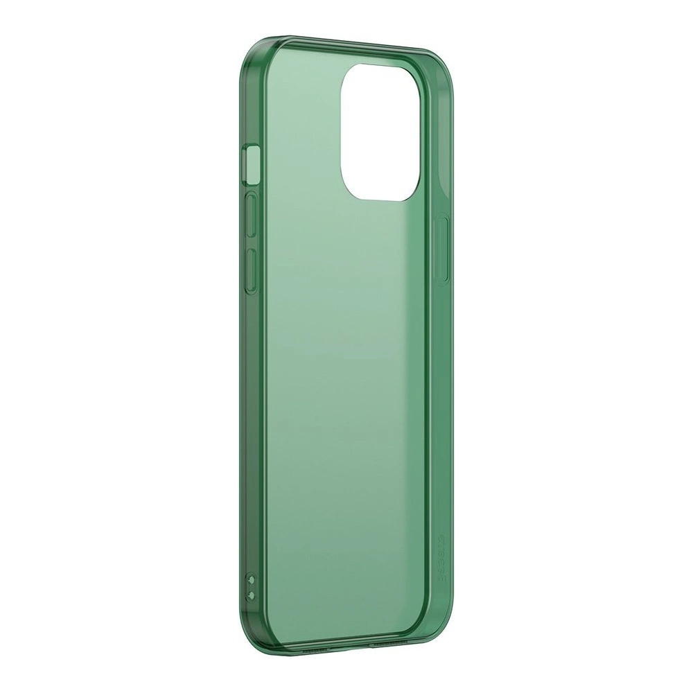 Hurtownia GSM - Etui Baseus Frosted Glass Case Apple iPhone 12/12 Pro verde închis - BSU3715 - {ean13} - Hurt