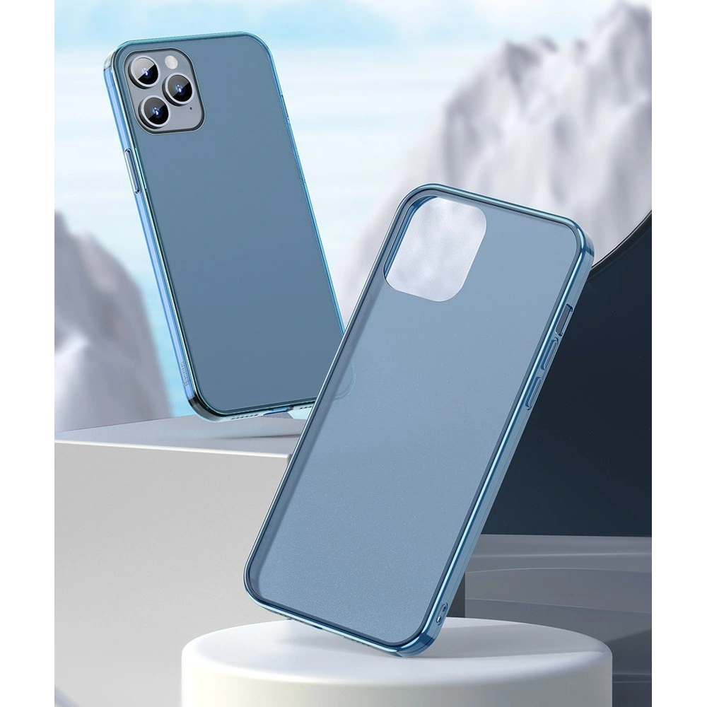 Hurtownia GSM - Etui Baseus Frosted Glass Case Apple iPhone 12/12 Pro verde închis - BSU3715 - {ean13} - Hurt