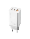 Încărcătorul de rețea Dudao GaN 65W USB/2xUSB-C Quick Charge Power Delivery alb (A7xs white)