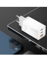 Hurtownia GSM - Încărcătorul de rețea Dudao GaN 65W USB/2xUSB-C Quick Charge Power Delivery alb (A7xs white) - DDA237 - {ean13} - Hurt