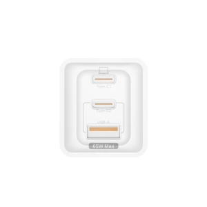 Hurtownia GSM - Nabíječka síťová Dudao GaN 65W USB/2xUSB-C Quick Charge Power Delivery bílá (A7xs white) - DDA237 - {ean13} - Hurt