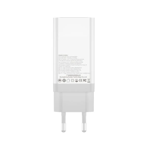 Hurtownia GSM - Nabíječka síťová Dudao GaN 65W USB/2xUSB-C Quick Charge Power Delivery bílá (A7xs white) - DDA237 - {ean13} - Hurt