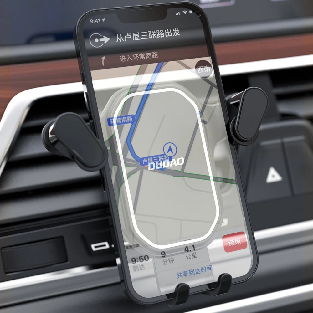 Wholesale Dudao F12H phone holder air vent black - DDA238 - {ean13} - Hurt