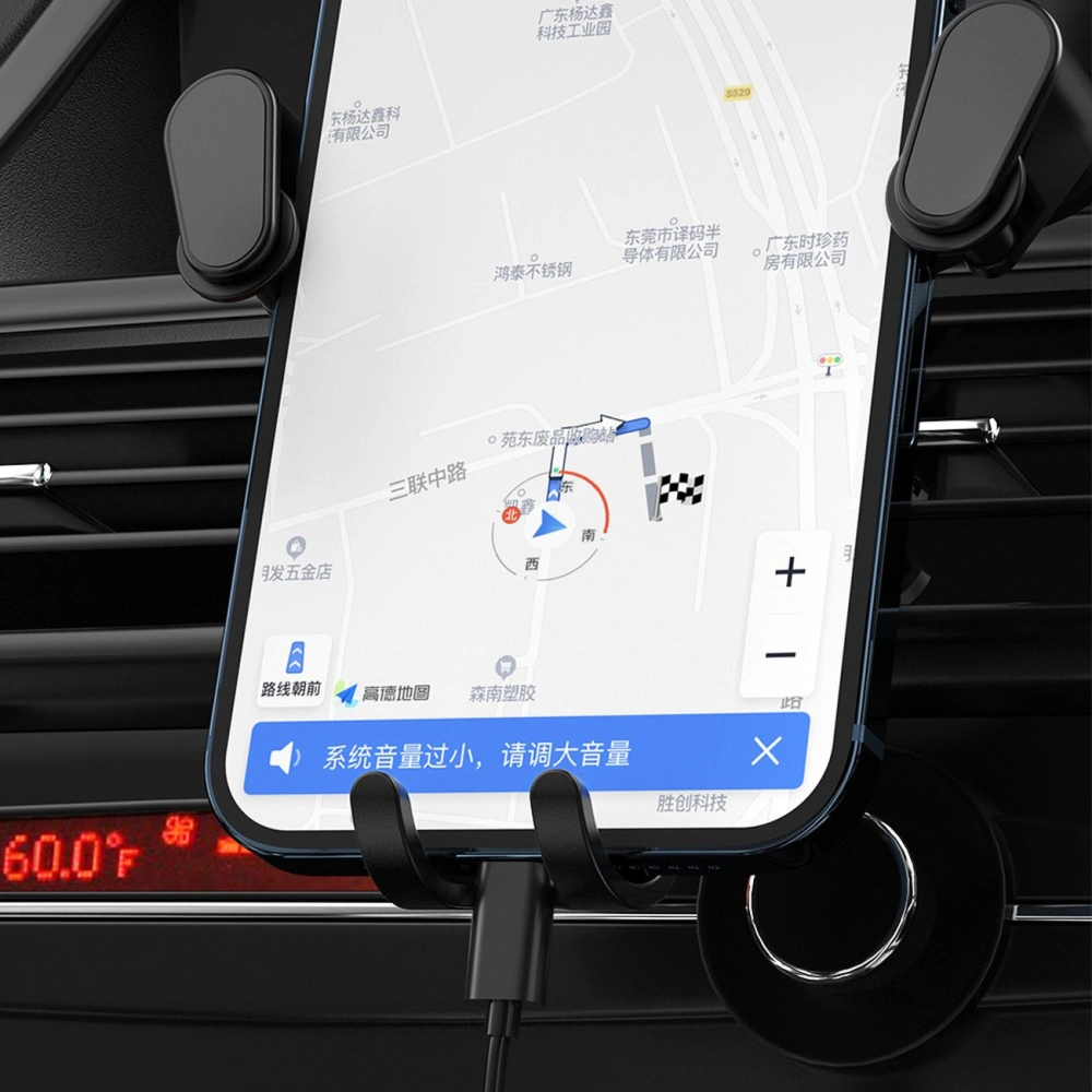 Wholesale Dudao F12H phone holder air vent black - DDA238 - {ean13} - Hurt