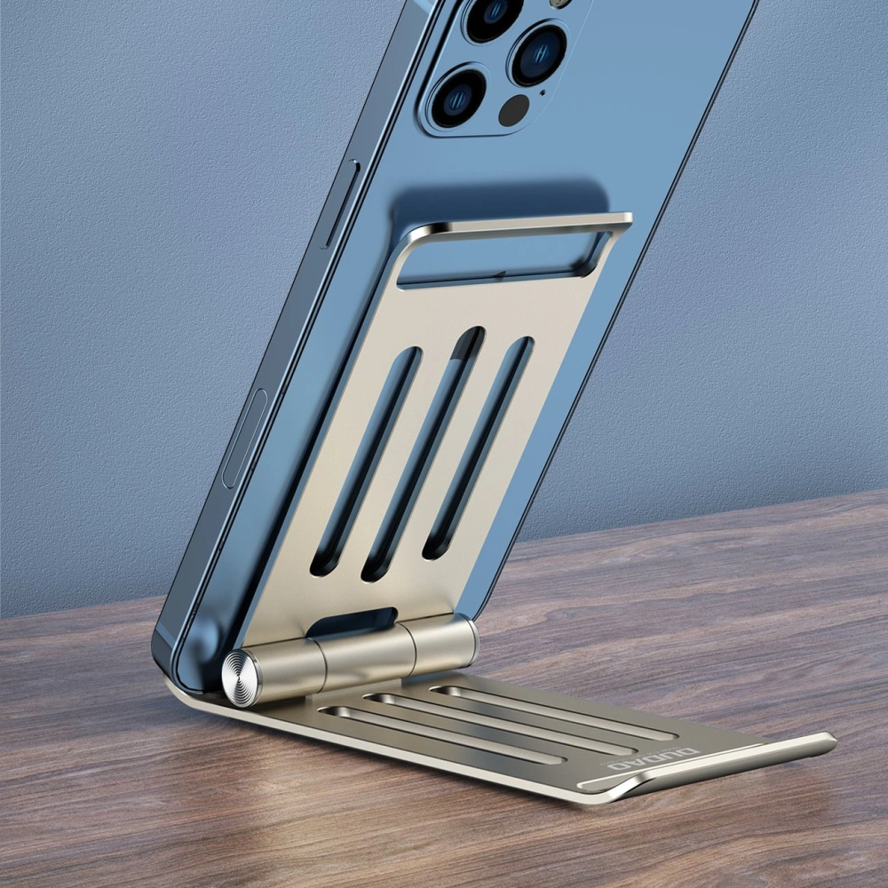 Wholesale Dudao F14 foldable desktop phone holder silver - DDA239 - {ean13} - Hurt