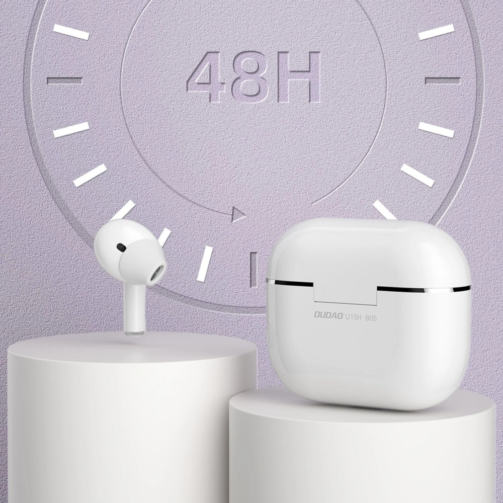 Hurtownia GSM - Bezdrátová sluchátka Dudao TWS U15H Bluetooth 5.1 bílá - DDA241 - {ean13} - Hurt