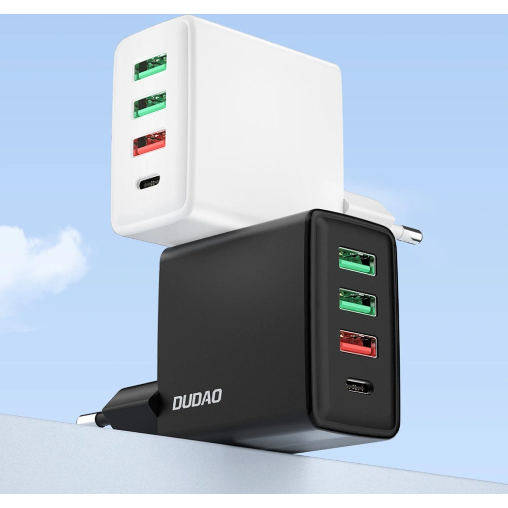 Hurtownia GSM - Netzteil Dudao 3xUSB/USB-C 20W Power Delivery QC 3.0 schwarz (A5H) - DDA243 - {ean13} - Hurt