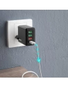 Hurtownia GSM - Netzteil Dudao 3xUSB/USB-C 20W Power Delivery QC 3.0 schwarz (A5H) - DDA243 - {ean13} - Hurt