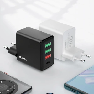 Hurtownia GSM - Síťová nabíječka Dudao 3xUSB/USB-C 20W Power Delivery QC 3.0 černá (A5H) - DDA243 - {ean13} - Hurt