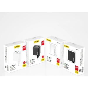 Hurtownia GSM - Síťová nabíječka Dudao 3xUSB/USB-C 20W Power Delivery QC 3.0 černá (A5H) - DDA243 - {ean13} - Hurt