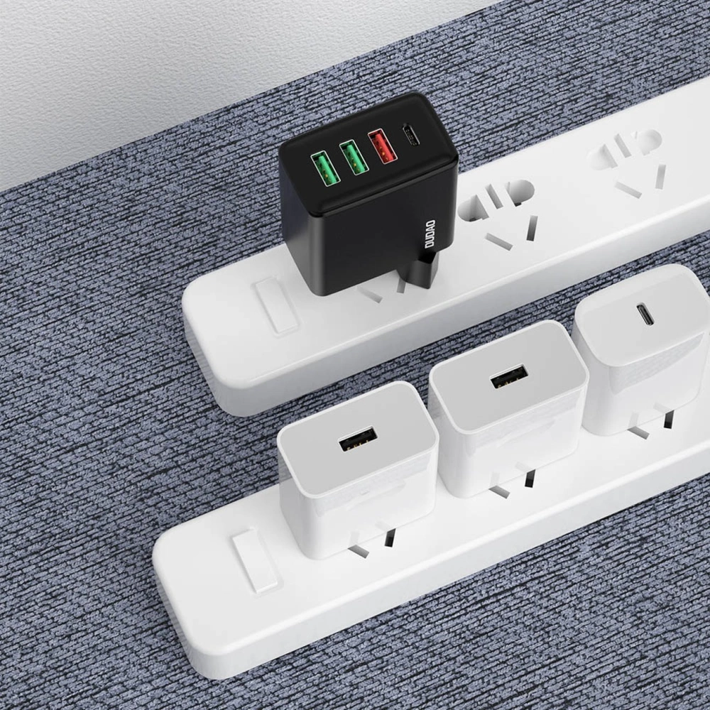 Hurtownia GSM - Netzteil Dudao 3xUSB/USB-C 20W Power Delivery QC 3.0 schwarz (A5H) - DDA243 - {ean13} - Hurt