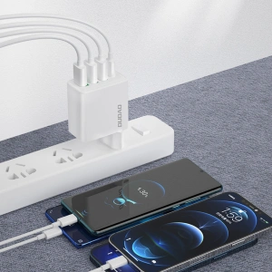Hurtownia GSM - Nabíječka Dudao 3xUSB/USB-C 20W Power Delivery QC 3.0 bílá (A5H) - DDA244 - {ean13} - Hurt