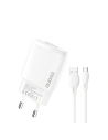 Netzteil Dudao USB 7.5W + USB/USB-C Kabel 1m weiß (A1sEUT)