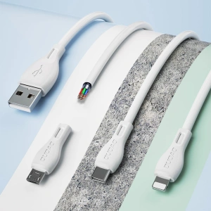Hurtownia GSM - Síťová nabíječka Dudao USB 7.5W + USB/Lightning kabel 1m bílý (A1sEUL) - DDA248 - {ean13} - Hurt