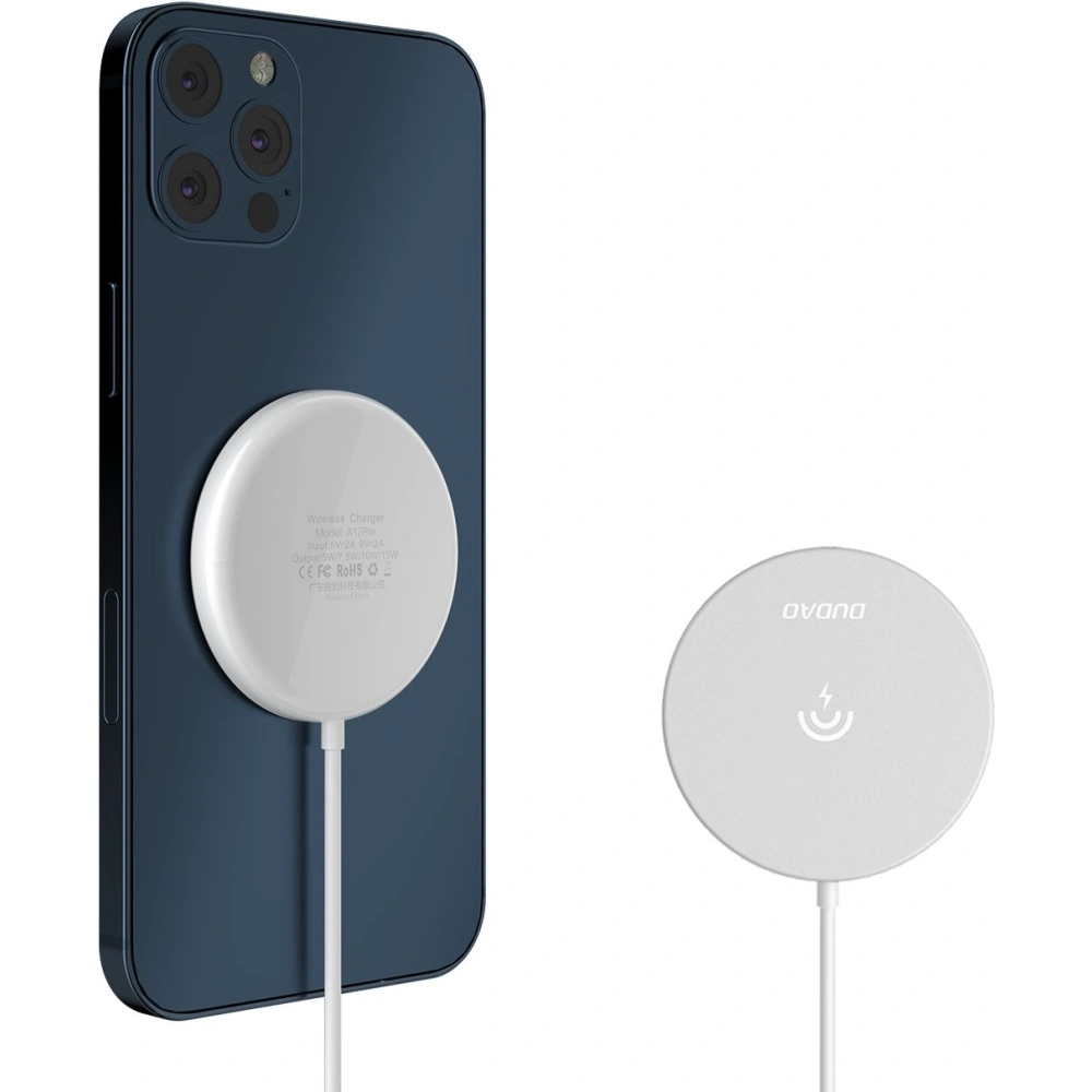 Hurtownia GSM - Încărcător wireless Dudao Qi 15W alb (A12Pro) - DDA249 - {ean13} - Hurt