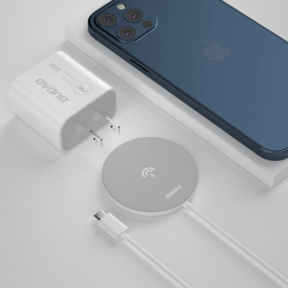 Hurtownia GSM - Încărcător wireless Dudao Qi 15W alb (A12Pro) - DDA249 - {ean13} - Hurt
