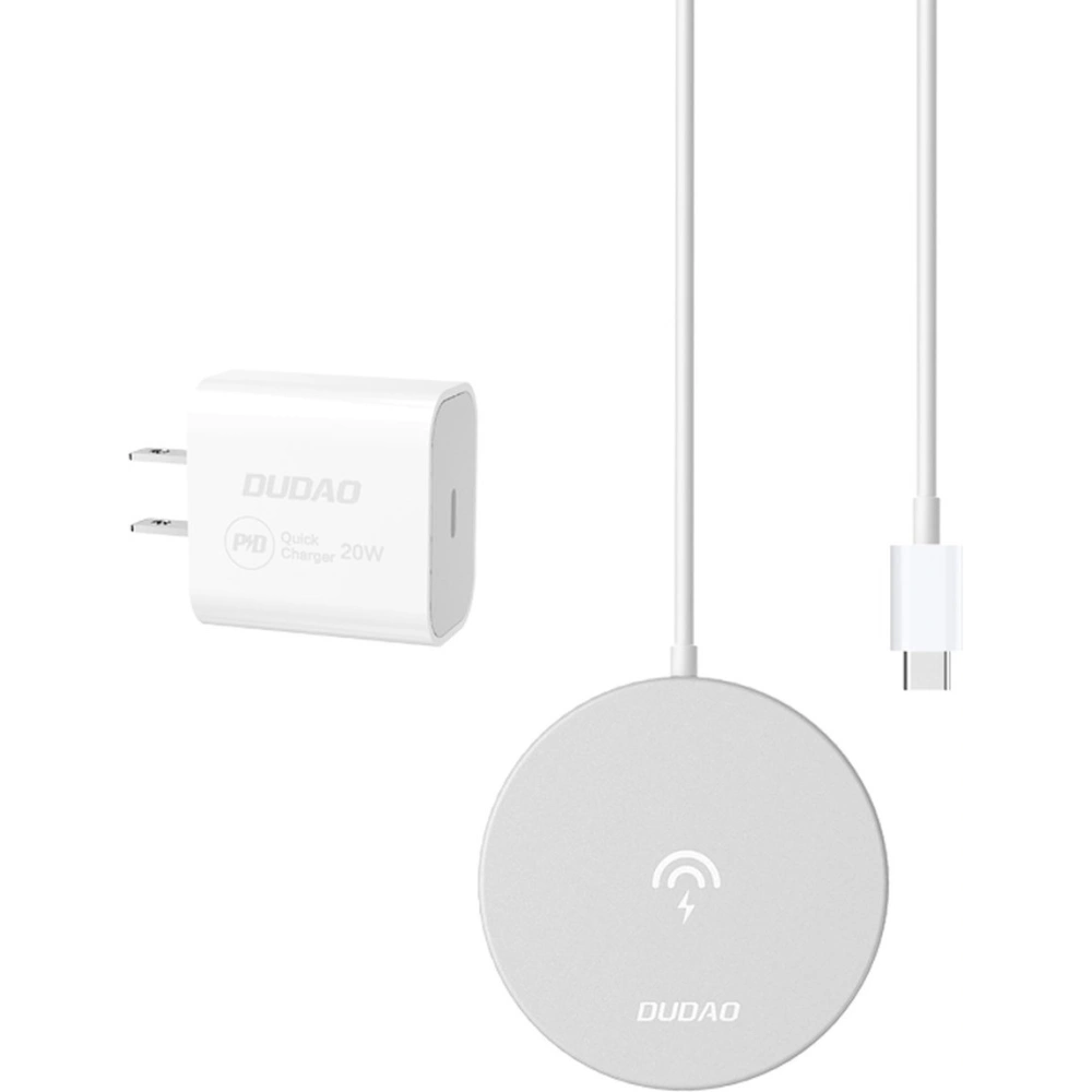 Hurtownia GSM - Încărcător wireless Dudao Qi 15W alb (A12Pro) - DDA249 - {ean13} - Hurt