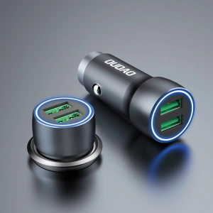 Hurtownia GSM - Auto nabíječka Dudao R4+ 2xUSB 120W 3A šedá - DDA250 - {ean13} - Hurt