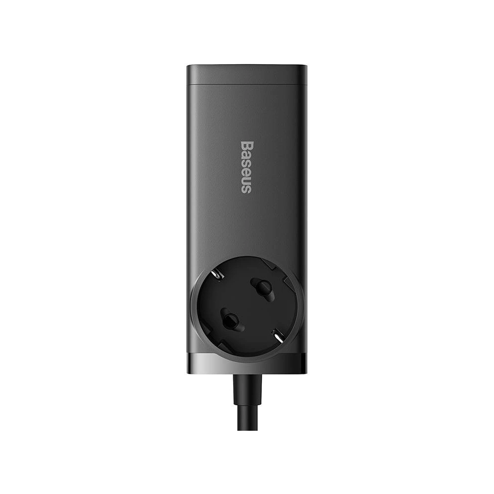 Hurtownia GSM - Încărcător de rețea / priză de alimentare Baseus GaN3 Pro 2x USB + 2xUSB-C + AC, 100W (neagră) - BSU3716 - {ean13} - Hurt