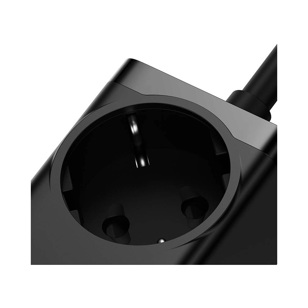 Hurtownia GSM - Încărcător de rețea / priză de alimentare Baseus GaN3 Pro 2x USB + 2xUSB-C + AC, 100W (neagră) - BSU3716 - {ean13} - Hurt