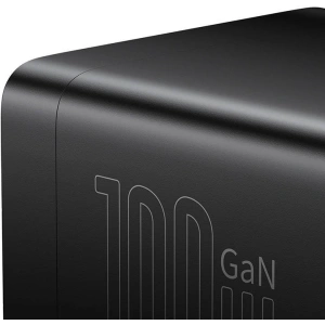 Wholesale Baseus Home Charger GaN3 Pro Desktop Powerstrip AC GaN3 Pro 2x USB + 2xUSB-C + AC, 100W (black) - BSU3716 - {ean13} - Hurt