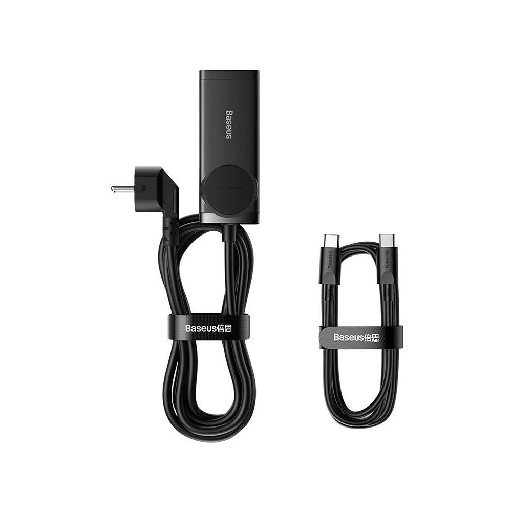 Wholesale Baseus Home Charger GaN3 Pro Desktop Powerstrip AC GaN3 Pro 2x USB + 2xUSB-C + AC, 100W (black) - BSU3716 - {ean13} - Hurt
