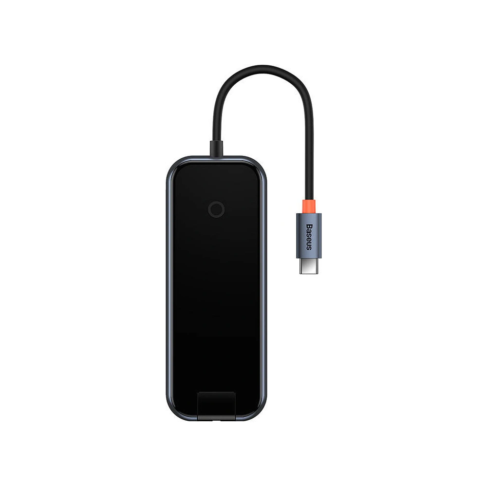 Hurtownia GSM - Hub 5w1 Baseus AcmeJoy Series USB-C - 2xUSB 3.0 + USB 2.0 + USB-C PD + RJ45 (gri) - BSU3718 - {ean13} - Hurt