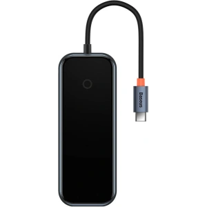 Hurtownia GSM - Hub 5w1 Baseus AcmeJoy sorozat USB-C - 2xUSB 3.0 + USB 2.0 + USB-C PD + HDMI (szürke) - BSU3719 - {ean13} - Hurt