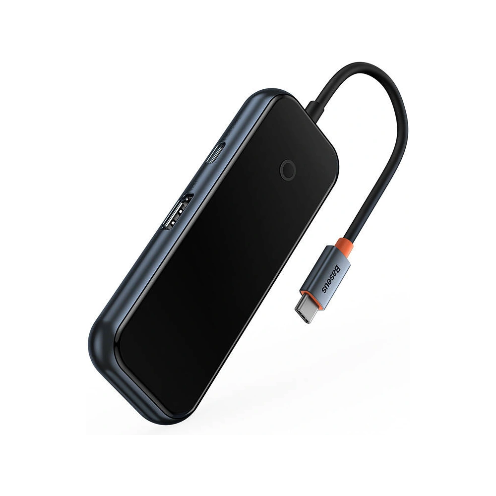 Hurtownia GSM - Hub 5in1 Baseus AcmeJoy-Serie USB-C - 2xUSB 3.0 + USB 2.0 + USB-C PD + HDMI (grau) - BSU3719 - {ean13} - Hurt