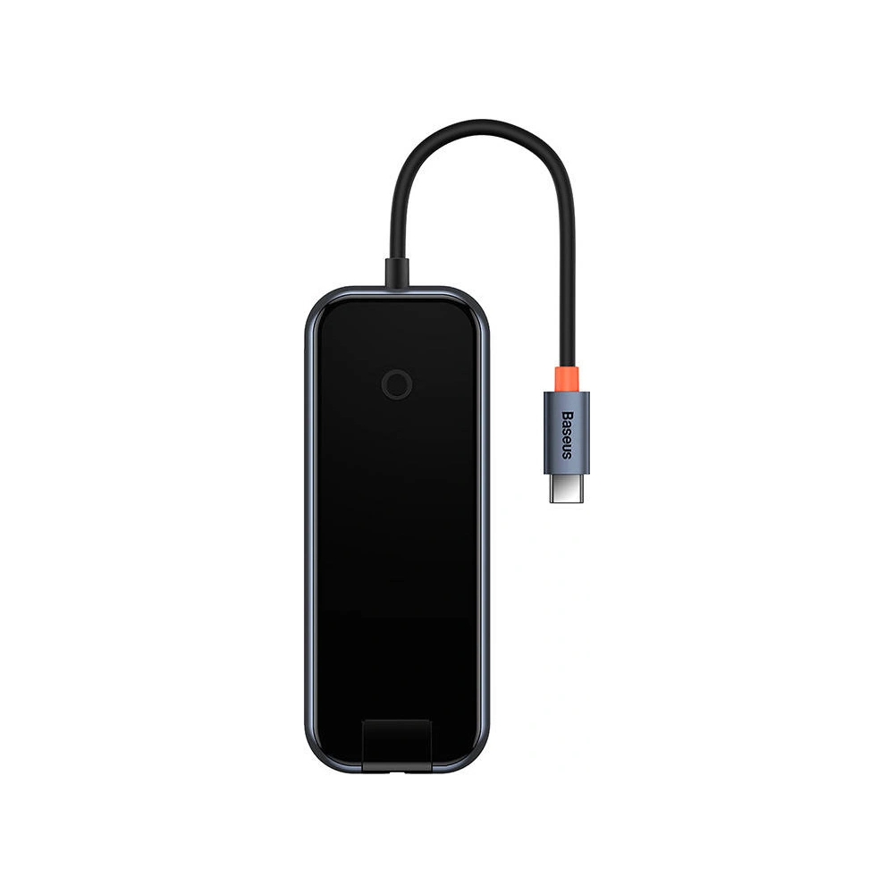 Hurtownia GSM - Hub 6w1 Baseus AcmeJoy Series USB-C - 2xUSB 3.0 + USB 2.0 + USB-C PD + HDMI + RJ45 (šedý) - BSU3720 - {ean13} - Hurt