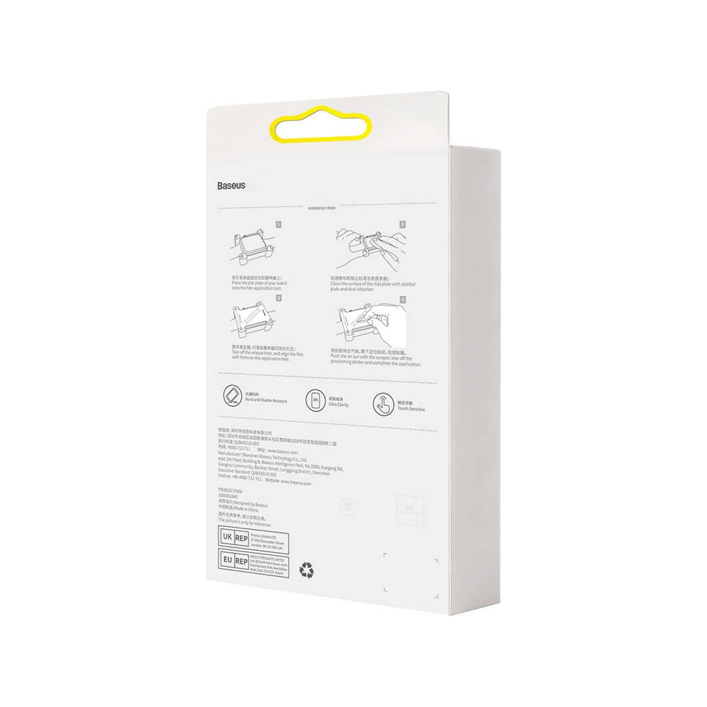 Hurtownia GSM - Tvrzené sklo Baseus Apple Watch 4/5/6/7/SE/8/9 40/41MM [2 PACK] - BSU3724 - {ean13} - Hurt