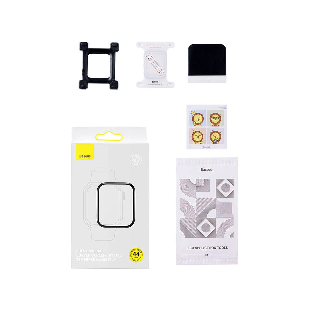 Hurtownia GSM - Gehärtetes Glas Baseus Apple Watch 4/5/6/7/8/9/SE 44/45mm - BSU3725 - {ean13} - Hurt