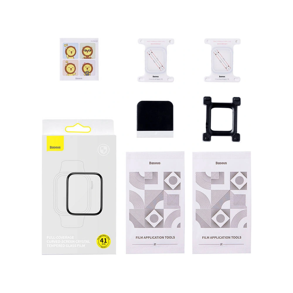 Hurtownia GSM - Gehärtetes Glas Baseus Apple Watch 7 41mm [2 PACK] - BSU3728 - {ean13} - Hurt